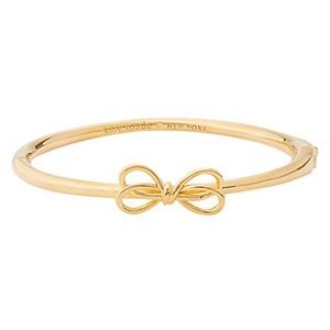 KATE SPADE • Gold Bow Meets Girl Bangle Bracelet